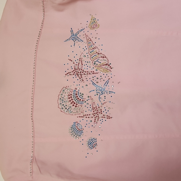 Sequin Pink Jeans Jacket (1) - Picture 5 of 7